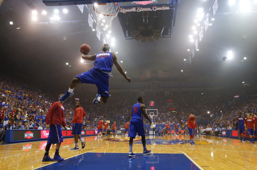 Kansas Dunks Dunks, anticipation and heat higher than ever at Late Night | News ...
